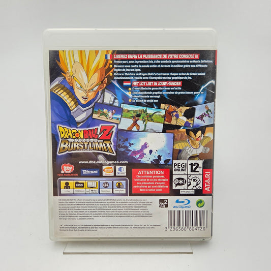 DRAGON BALL Z BURST LIMIT - PLAYSTATION 3 - Strike Games