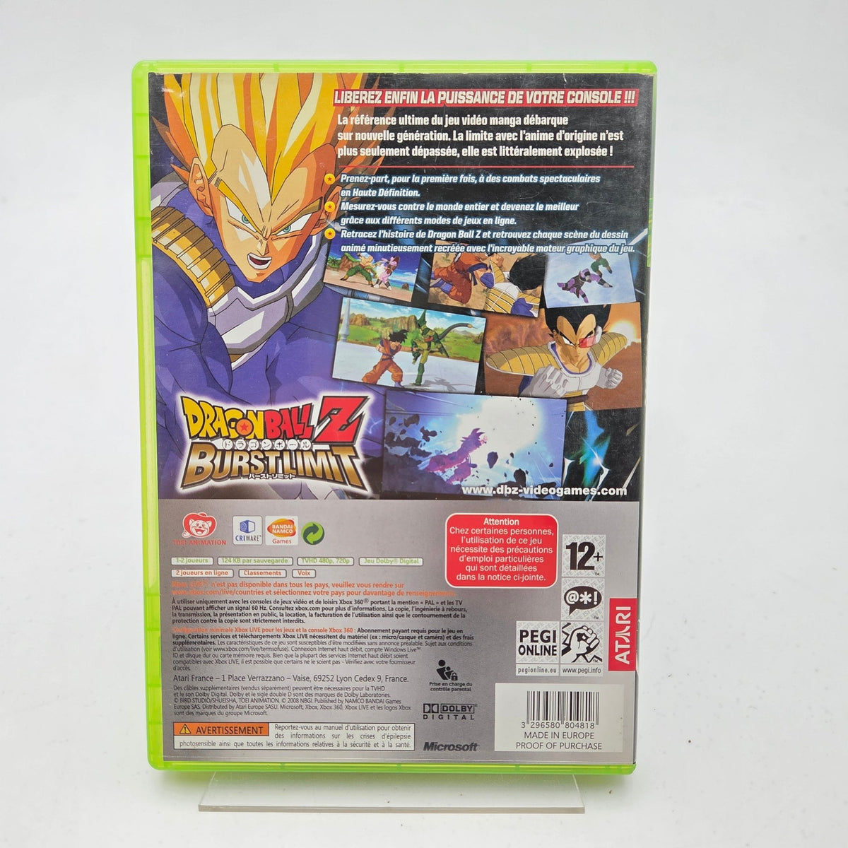 DRAGON BALL Z BURST LIMIT - XBOX 360 - Strike Games