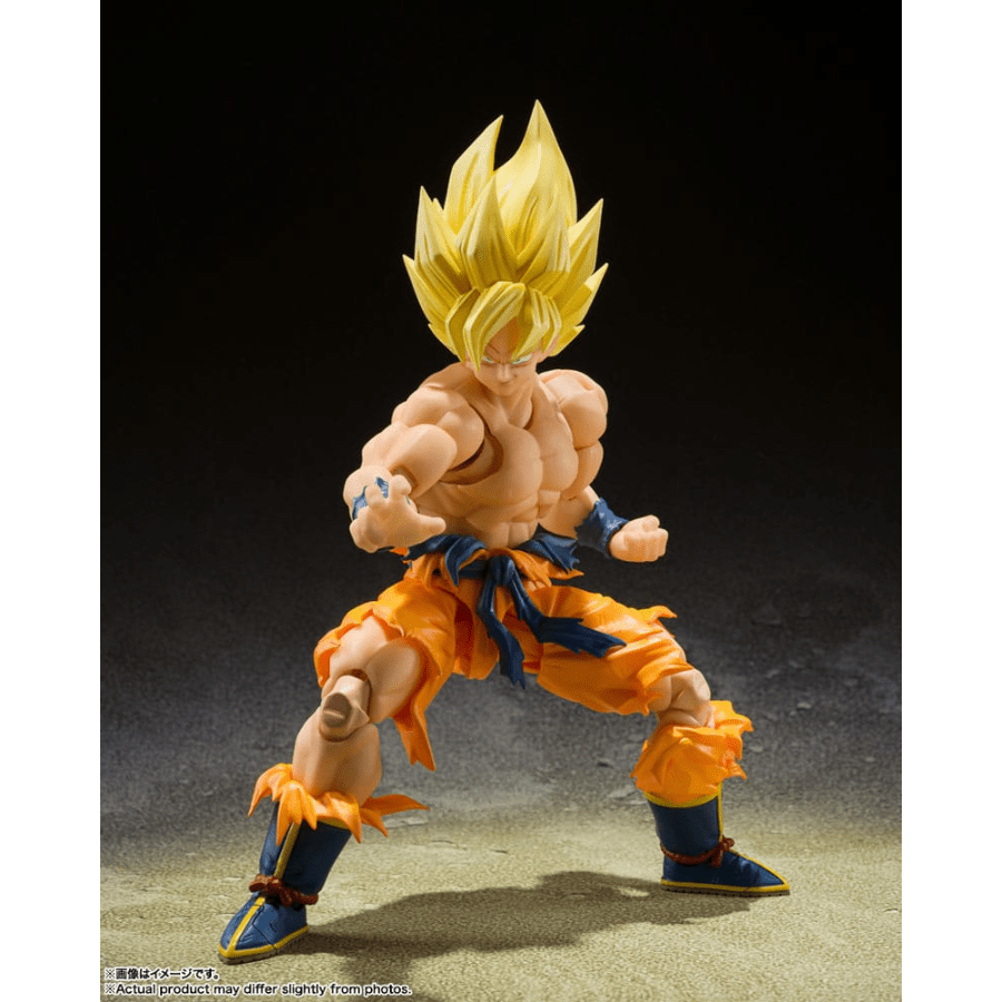 DRAGON BALL Z - Super Sayian Son Goku - Figurine S.H. Figuarts 14cm - Strike Games