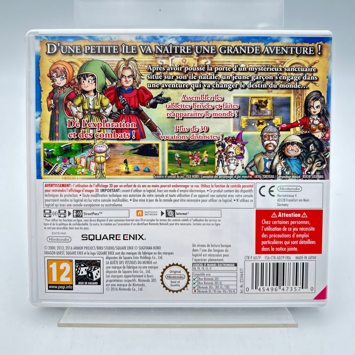 DRAGON QUEST VII LA QUETE DES VESTIGES DU MONDE - 3DS - Strike Games