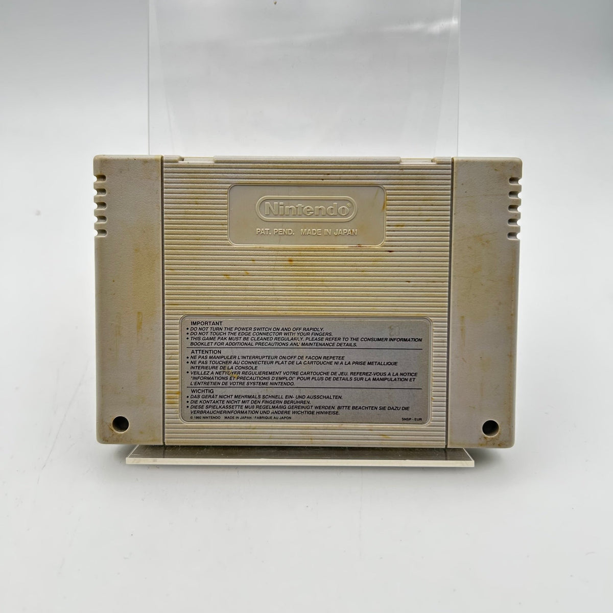DRAGON THE BRUCE LEE STORY - SUPER NINTENDO - Strike Games