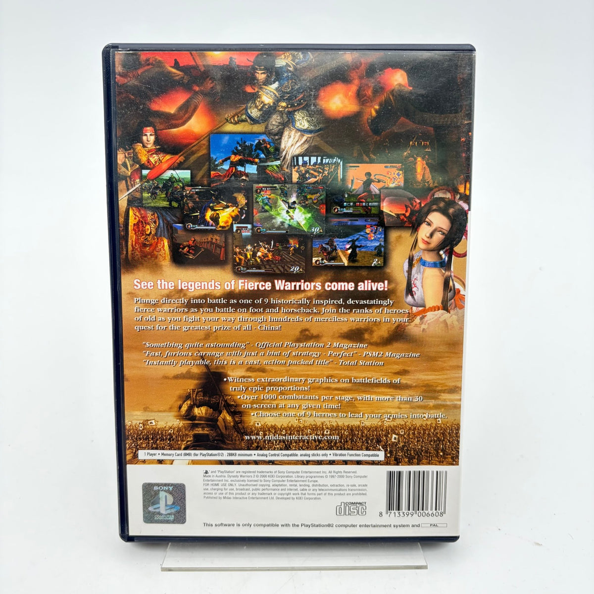 DYNASTY WARRIORS 2 - PLAYSTATION 2 - Strike Games