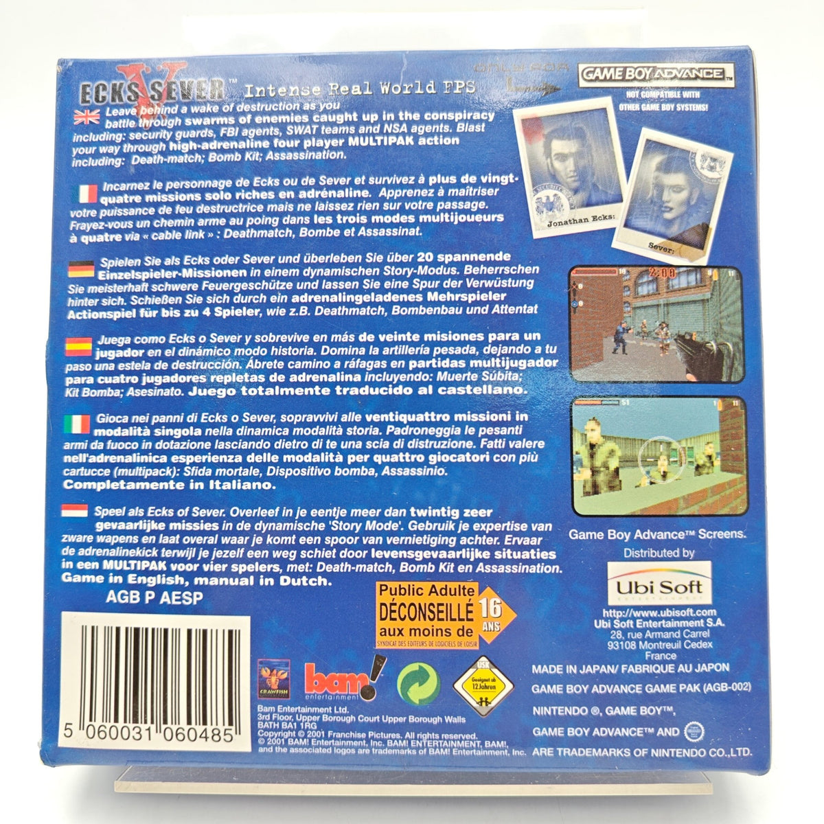 ECKS VS. SEVER - GAMEBOY ADVANCE - Strike Games