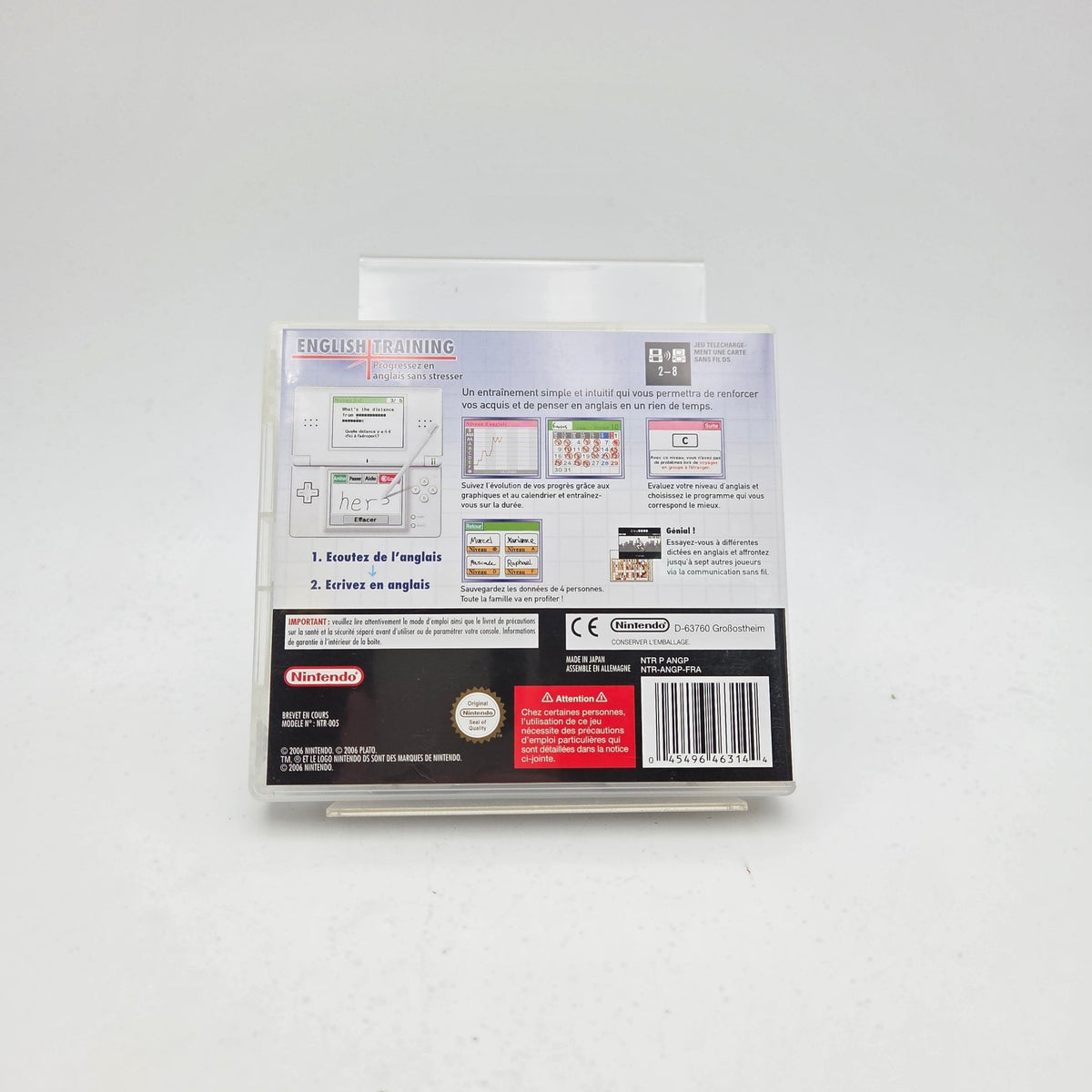 ENGLISH TRAINING PROGRESSEZ EN ANGLAIS SANS STRESSER - NINTENDO DS - Strike Games