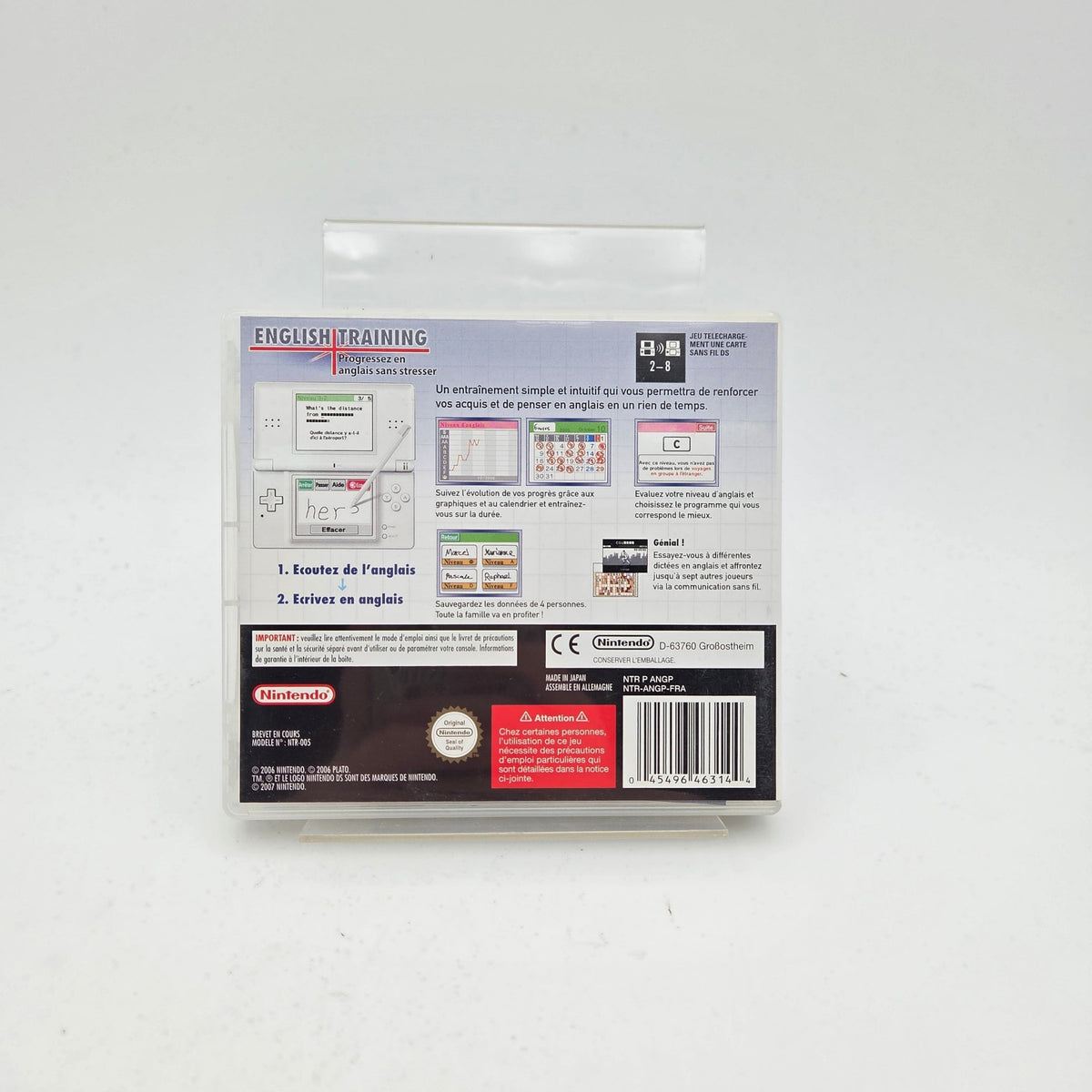 ENGLISH TRAINING PROGRESSEZ EN ANGLAIS SANS STRESSER - NINTENDO DS - Strike Games
