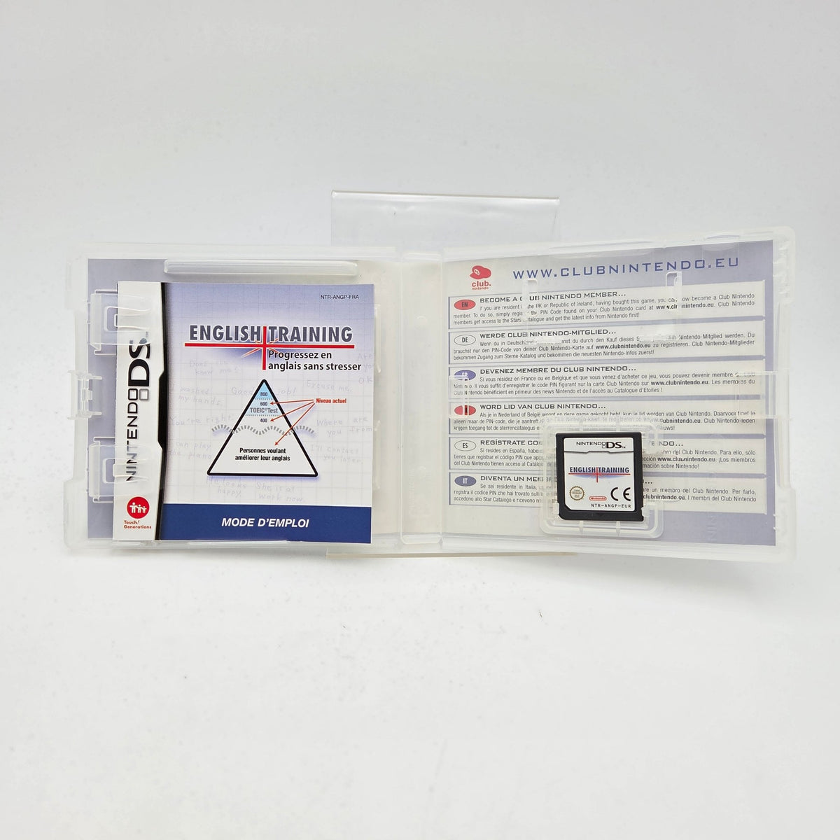 ENGLISH TRAINING PROGRESSEZ EN ANGLAIS SANS STRESSER - NINTENDO DS - Strike Games