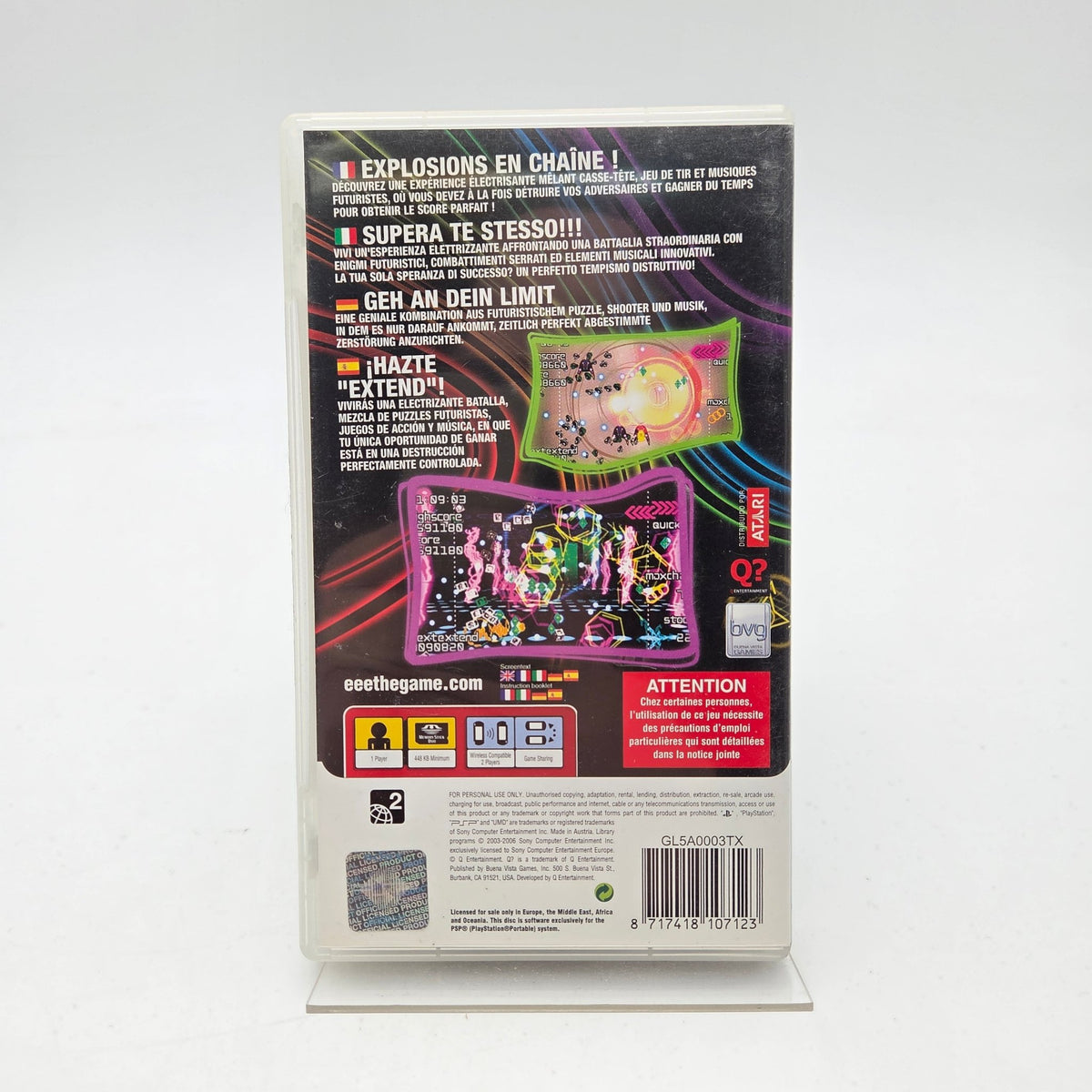 EVERY EXTEND EXTRA - PLAYSTATION PORTABLE - Strike Games