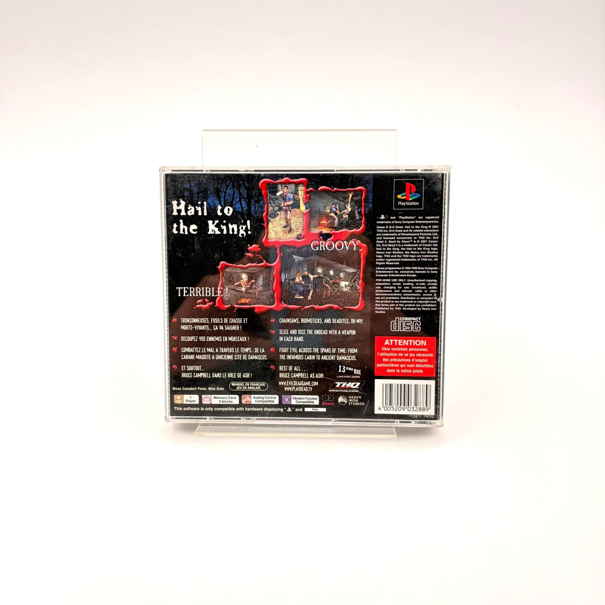 EVIL DEAD HAIL TO THE KING - PLAYSTATION 1 - Strike Games