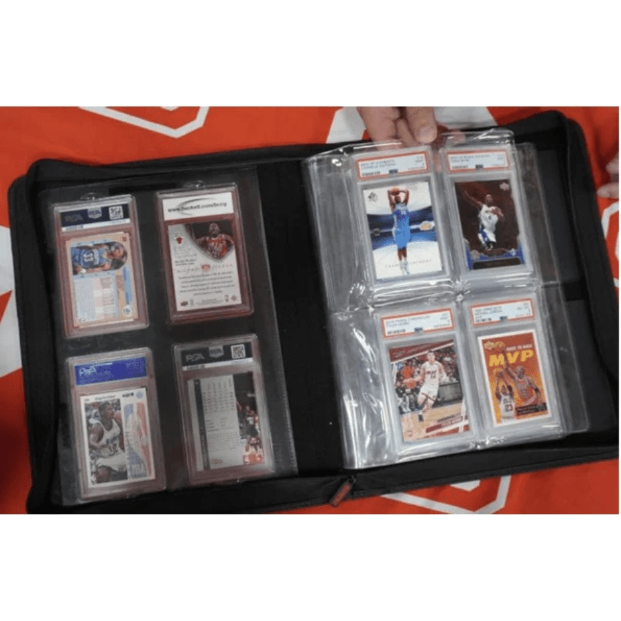 EVORETRO - Premium card slab binner with window - Black - Strike Games
