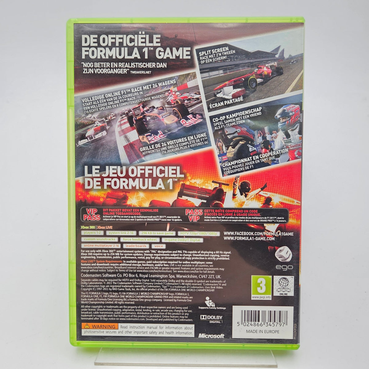 F1 2011 - XBOX 360 - Strike Games