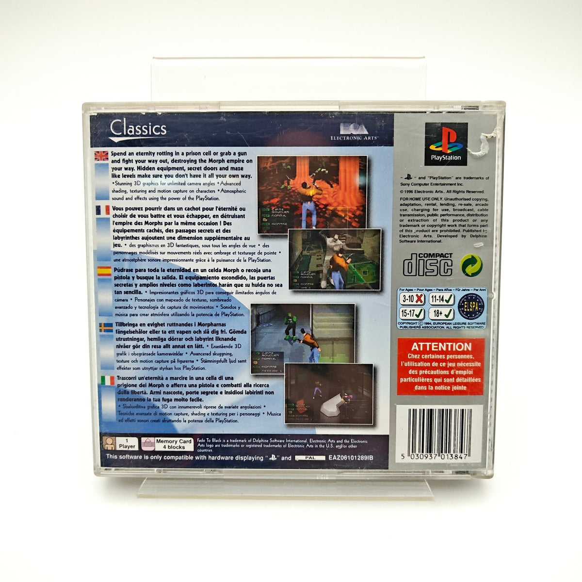 Fade to Black - Playstation 1 - Strike Games