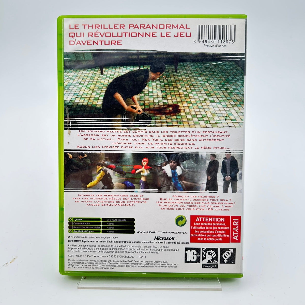 FAHRENHEIT - XBOX - Strike Games