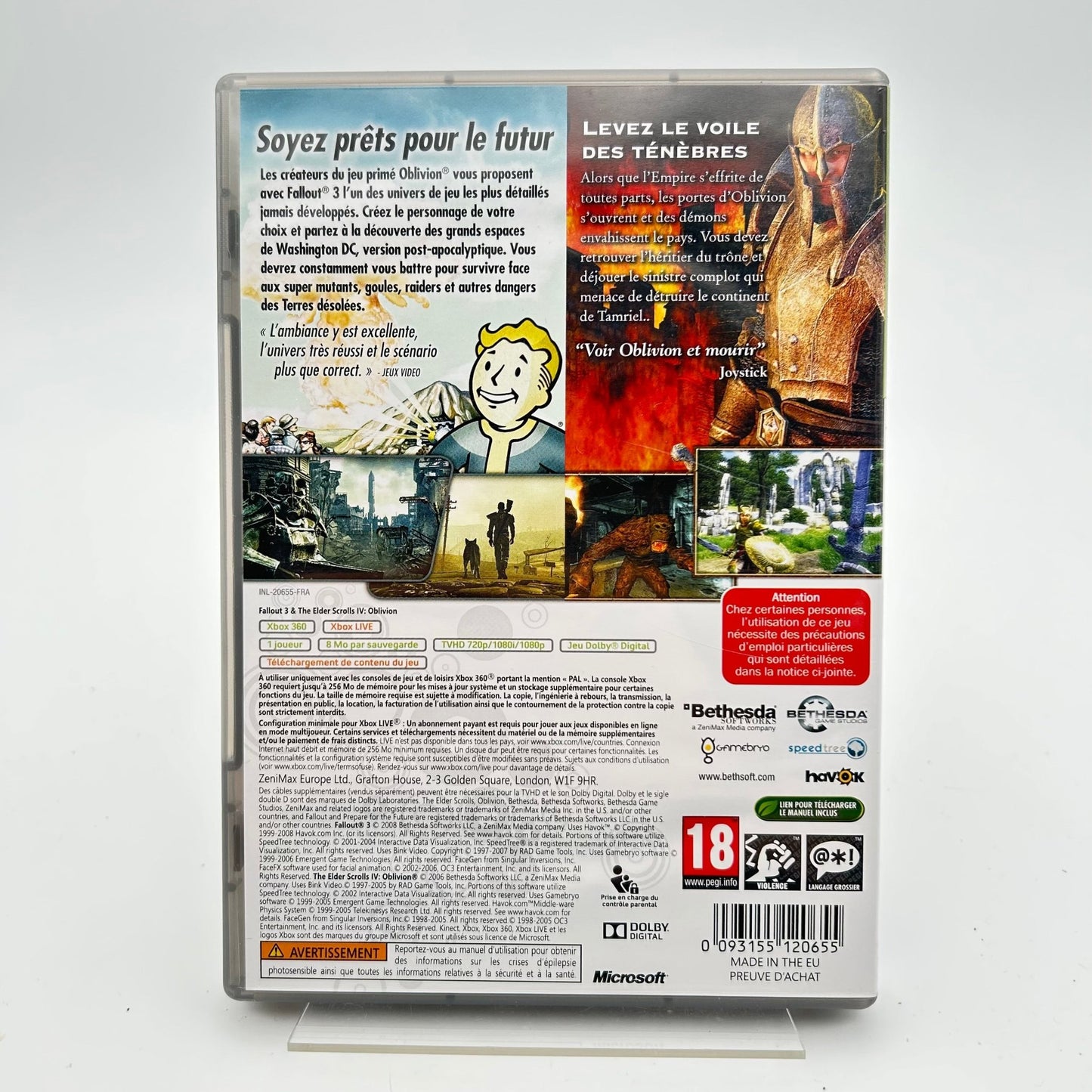 FALLOUT 3 AND THE ELDER SCROLLS IV OBLIVION - XBOX 360 - Strike Games