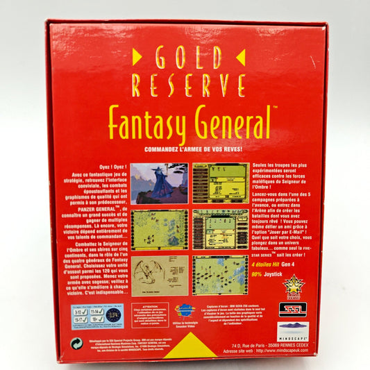 FANTASY GENERAL - PC BIG BOX - Strike Games