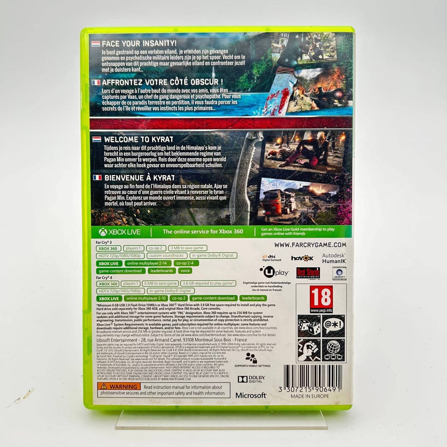 FAR CRY 3 AND FAR CRY 4 DOUBLE PACK - XBOX 360 - Strike Games