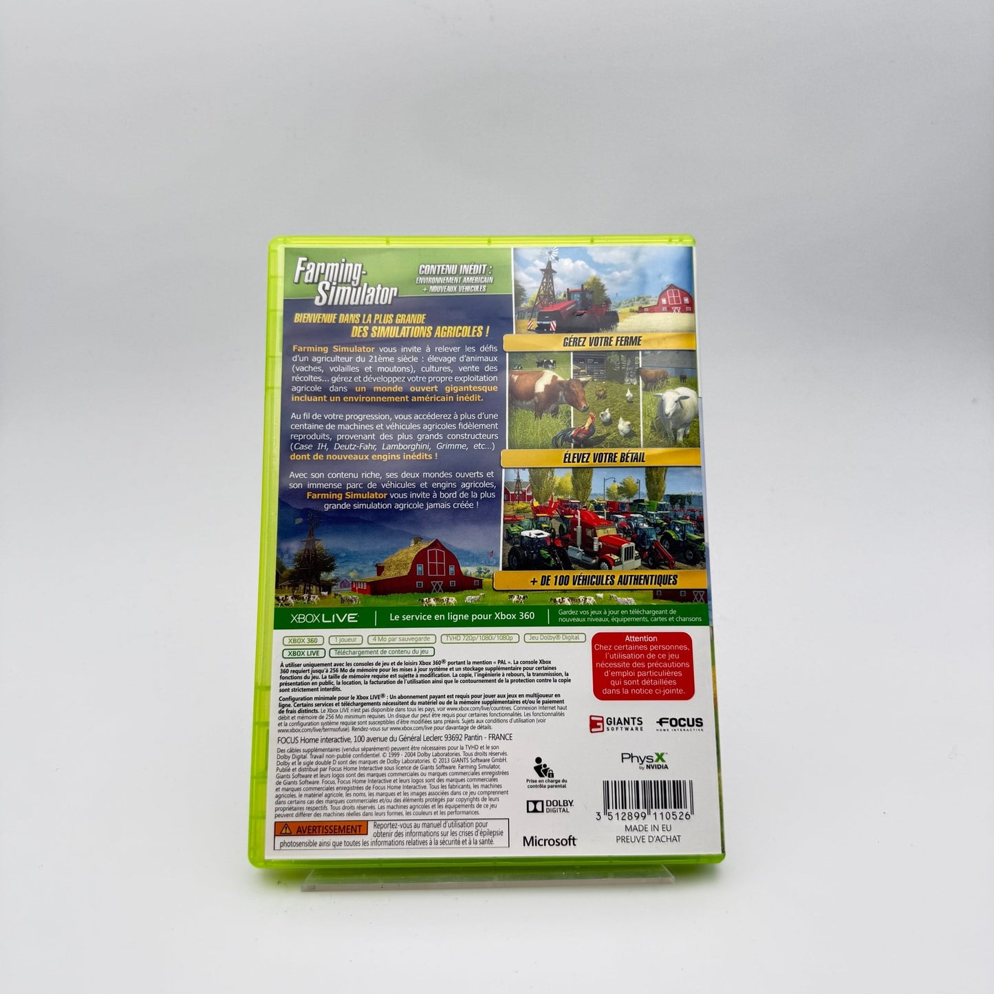 FARMING SIMULATOR - XBOX 360 - Strike Games