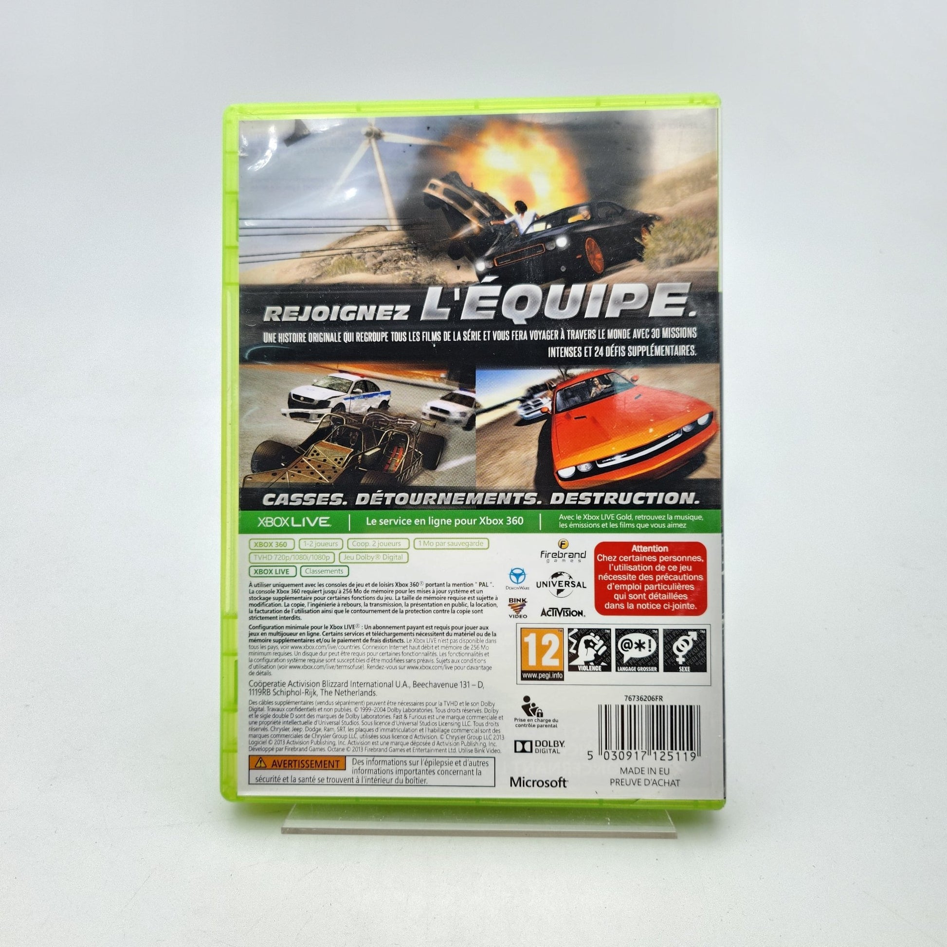 FAST & FURIOUS SHOWDOWN - XBOX 360 - Strike Games