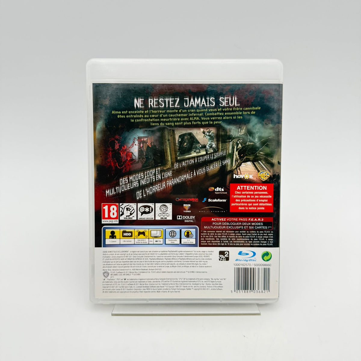 FEAR 3 EDITION COLLECTOR - PLAYSTATION 3 - Strike Games