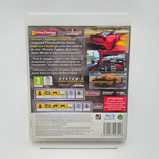 FERRARI CHALLENGE AVEC SUPERCAR CHALLENGE - PLAYSTATION 3 - Strike Games