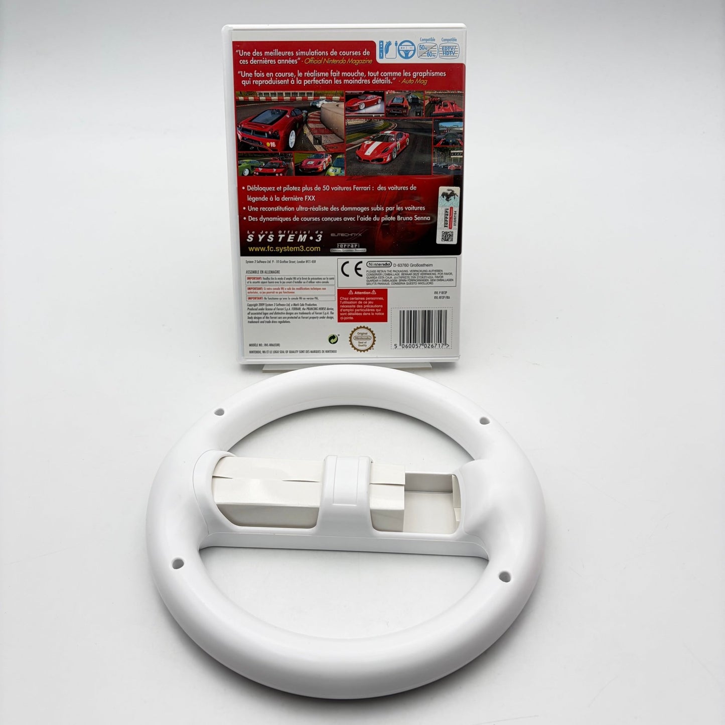 FERRARI CHALLENGE WHEEL BUNDLE - WII - Strike Games