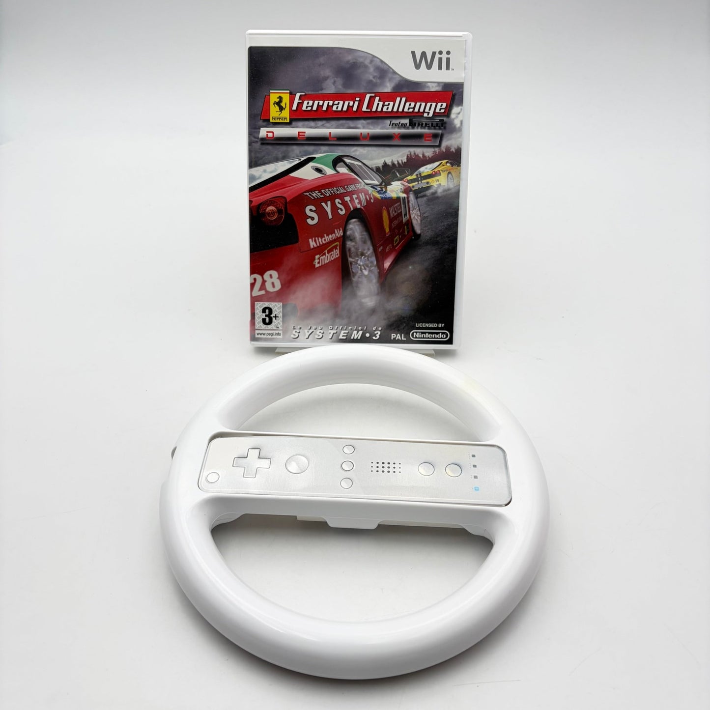FERRARI CHALLENGE WHEEL BUNDLE - WII - Strike Games
