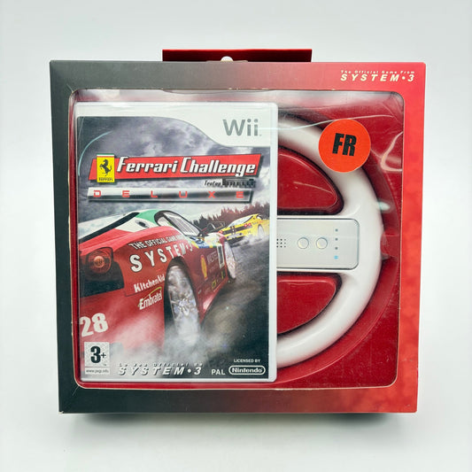 FERRARI CHALLENGE WHEEL BUNDLE - WII - Strike Games