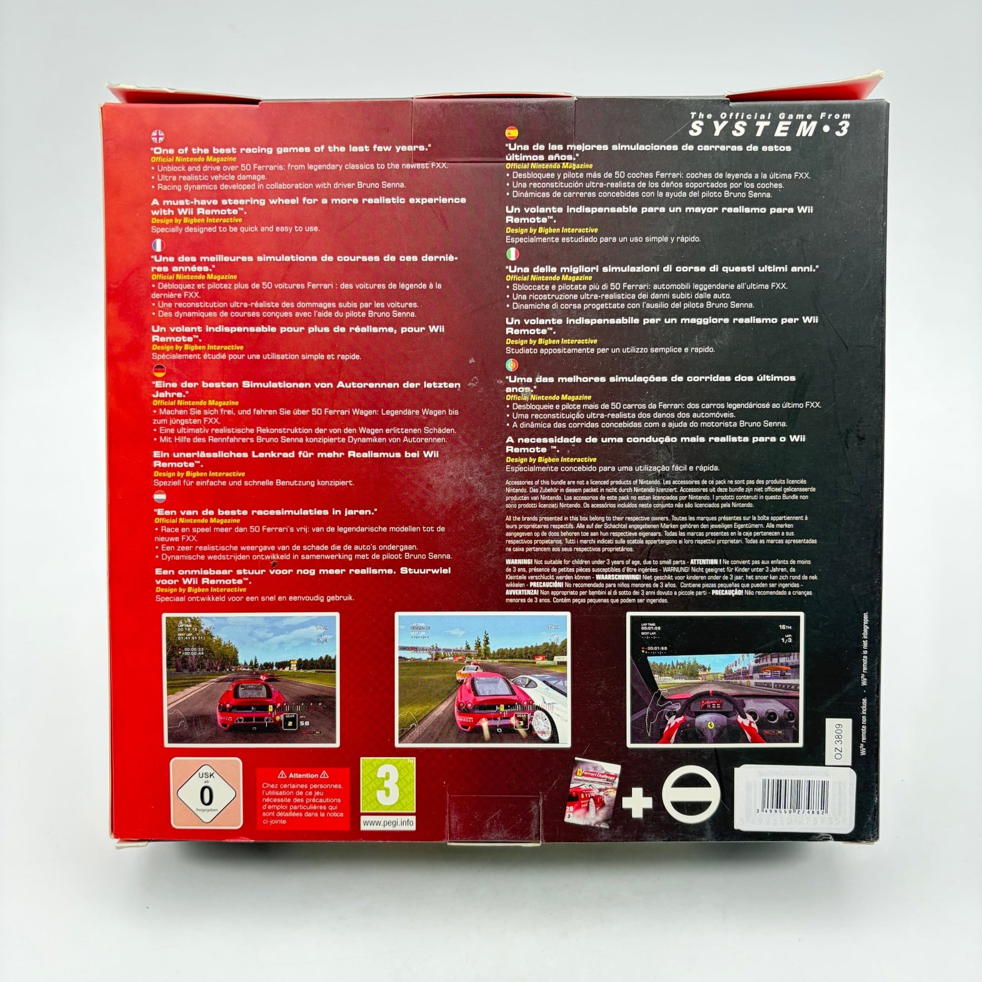 FERRARI CHALLENGE WHEEL BUNDLE - WII - Strike Games