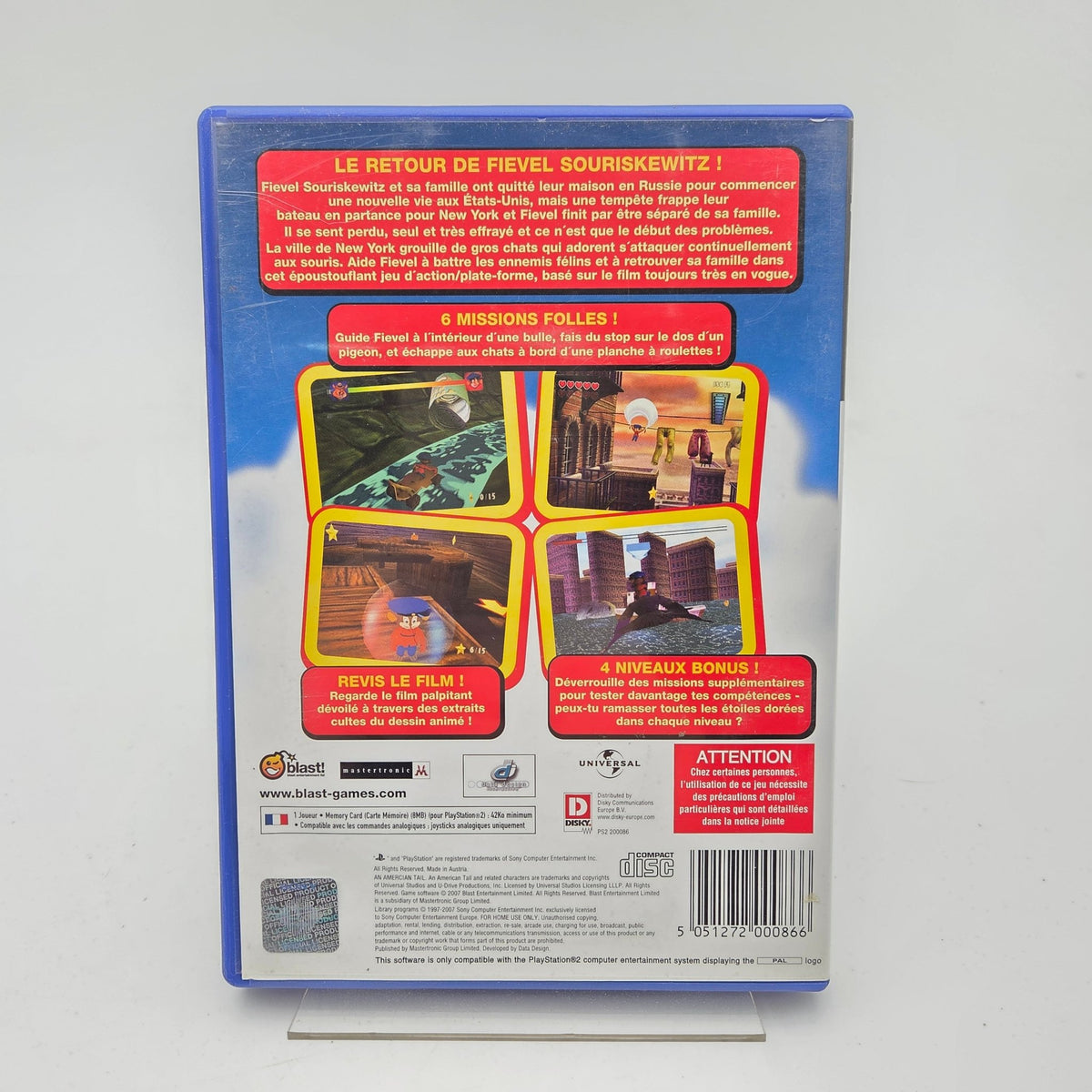 FIEVEL ET LE NOUVEAU MONDE - PLAYSTATION 2 - Strike Games