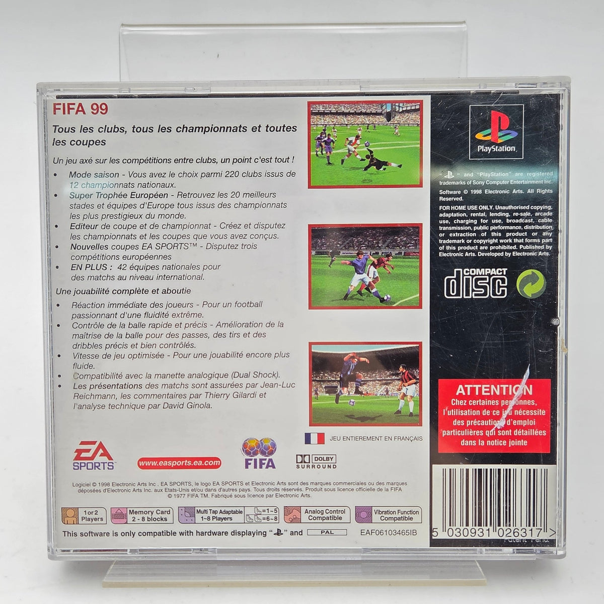 FIFA 99 - PLAYSTATION 1 - Strike Games