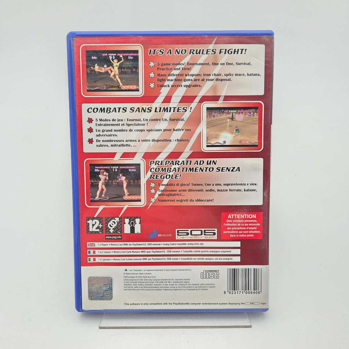 FIGHTING ANGELS - PLAYSTATION 2 - Strike Games