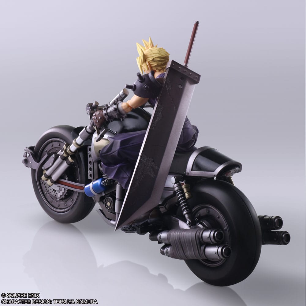 FINAL FANTASY VII - Cloud & Hardy-Daytona - Figurine Bring Arts 15cm - Strike Games