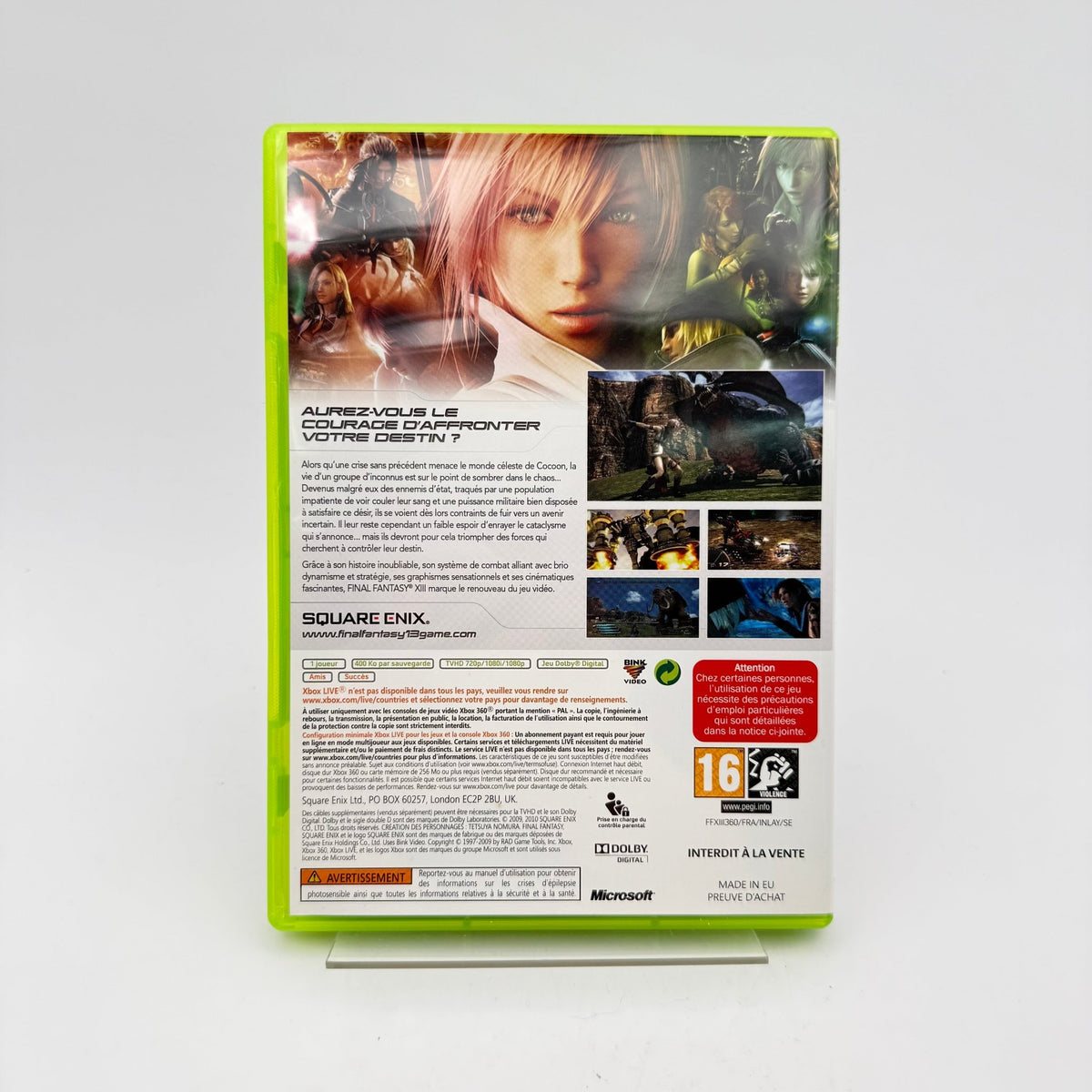 FINAL FANTASY XIII EDITION COLLECTOR - XBOX 360 - Strike Games