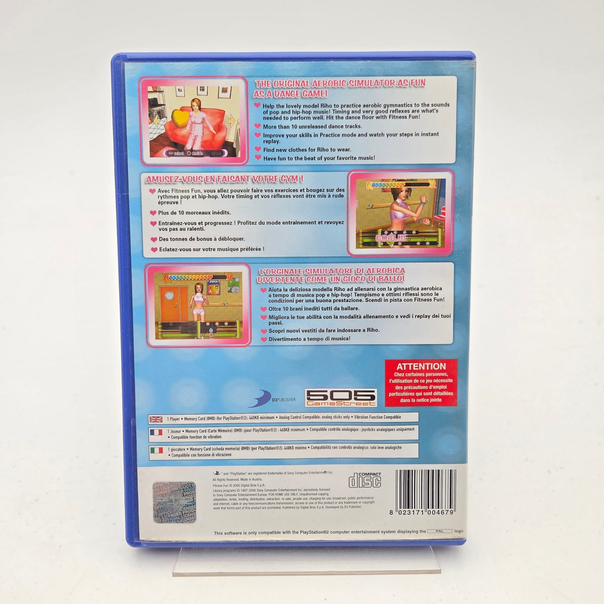 FITNESS FUN - PLAYSTATION 2 - Strike Games
