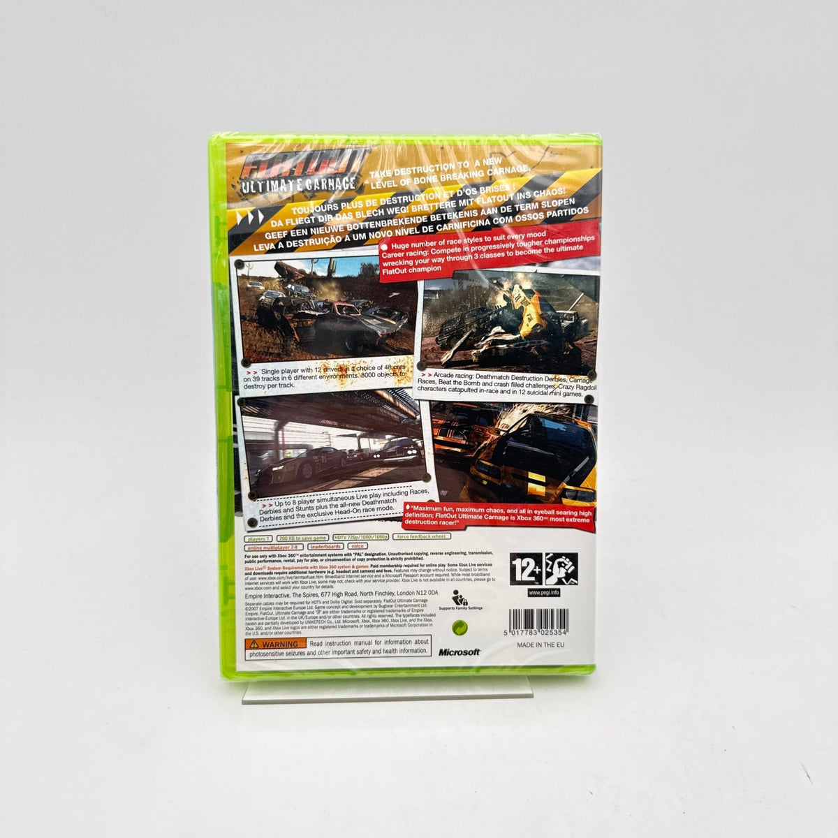 FLATOUT ULTIMATE CARNAGE (NEUF) - XBOX 360 - Strike Games