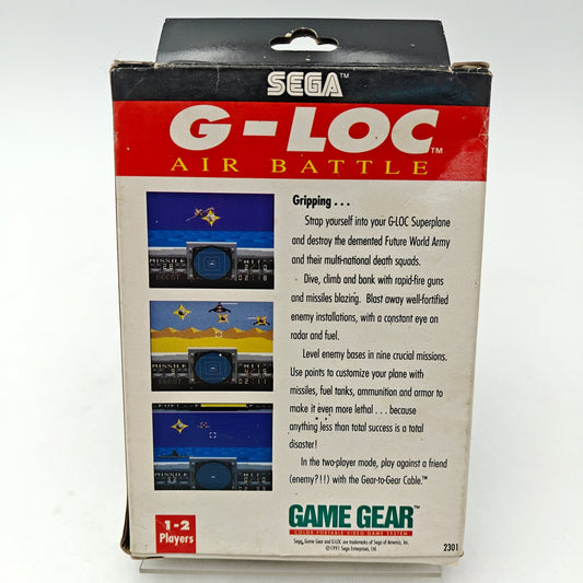 G-LOC: AIR BATTLE - GAME GEAR - Strike Games