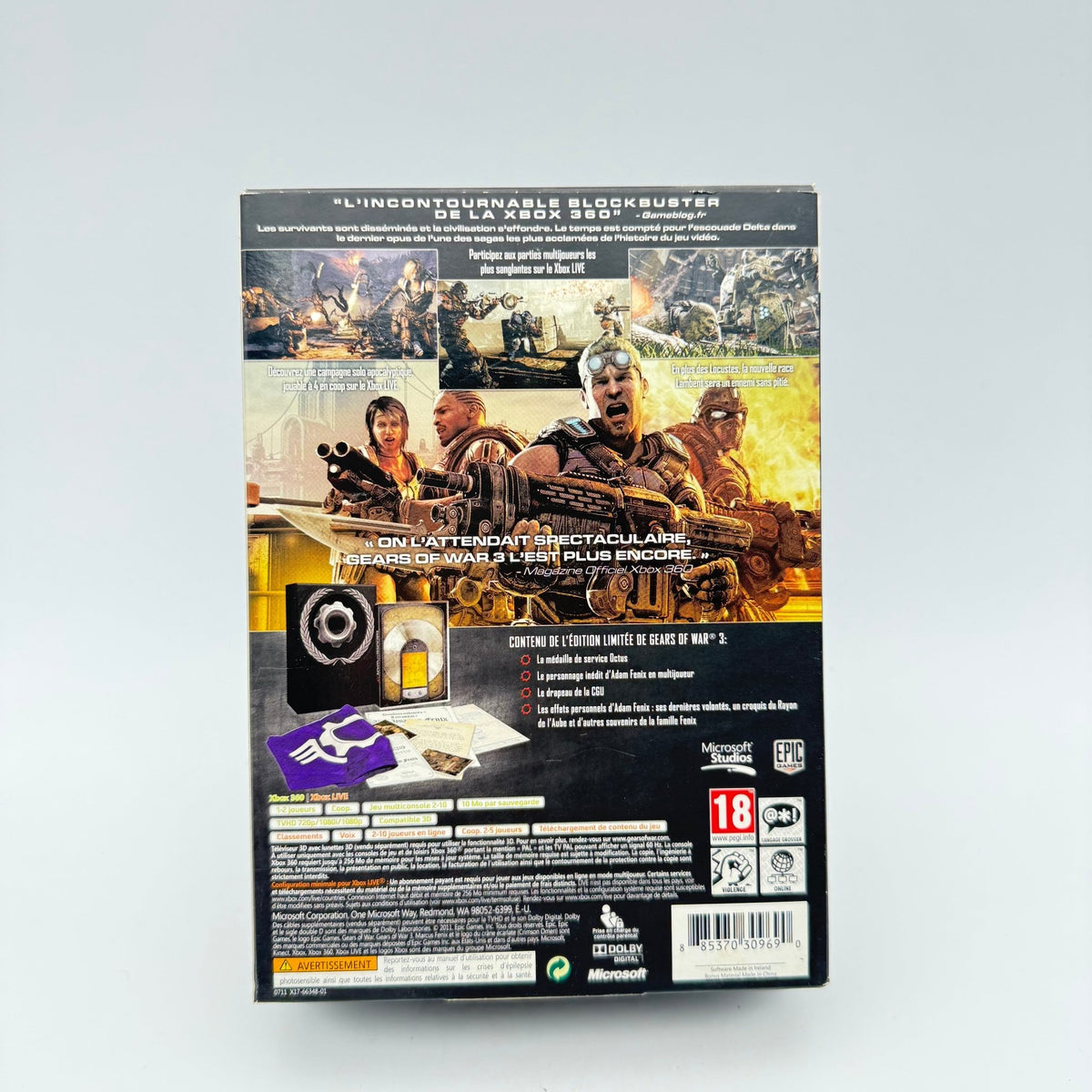 GEARS OF WAR 3 ÉDITION COLLECTOR - XBOX 360 - Strike Games