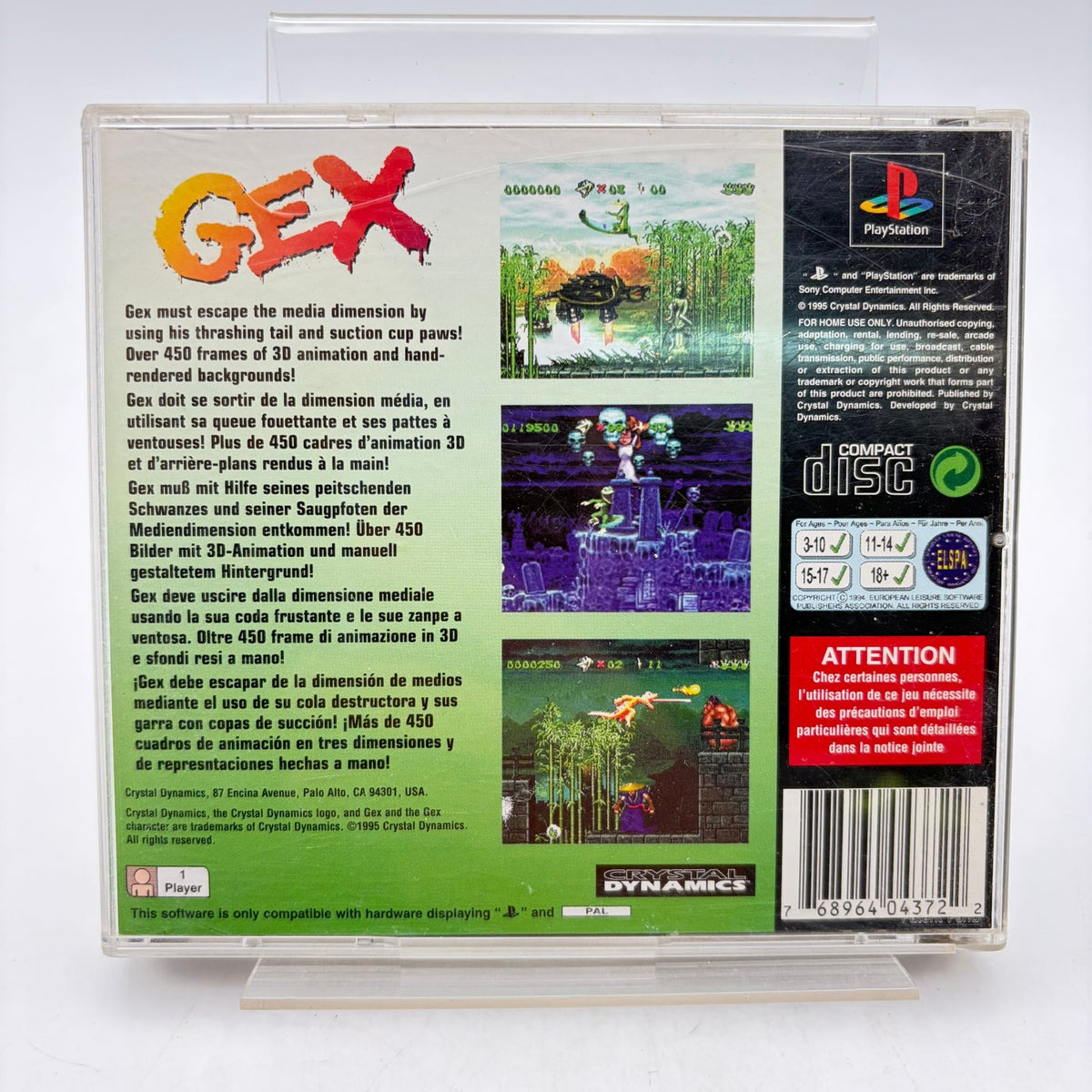 GEX - PLAYSTATION 1 - Strike Games