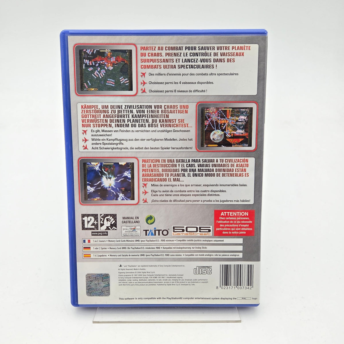 GIGAWING GENERATIONS - PLAYSTATION 2 - Strike Games