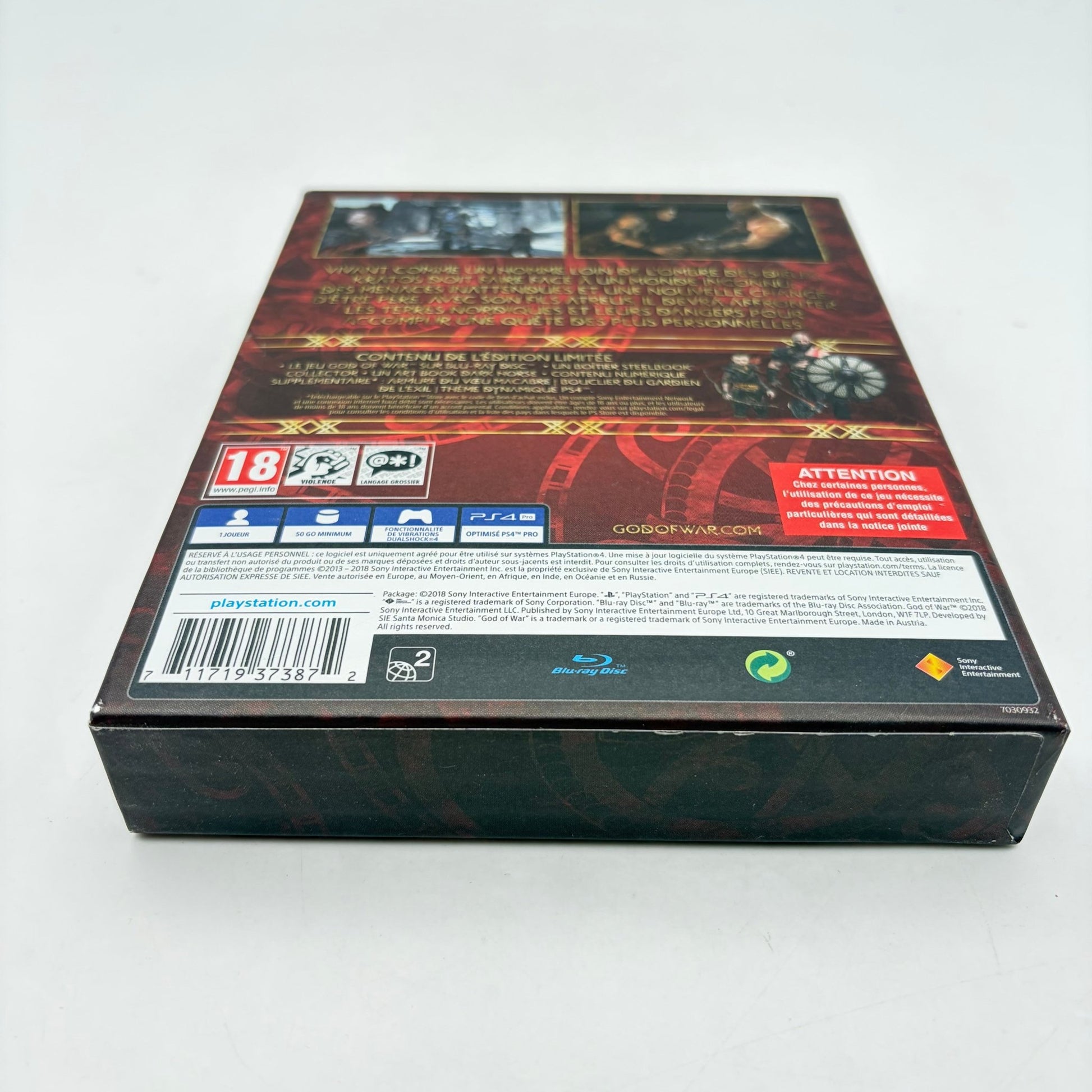 GOD OF WAR – ÉDITION COLLECTOR - PLAYSTATION 4 - Strike Games