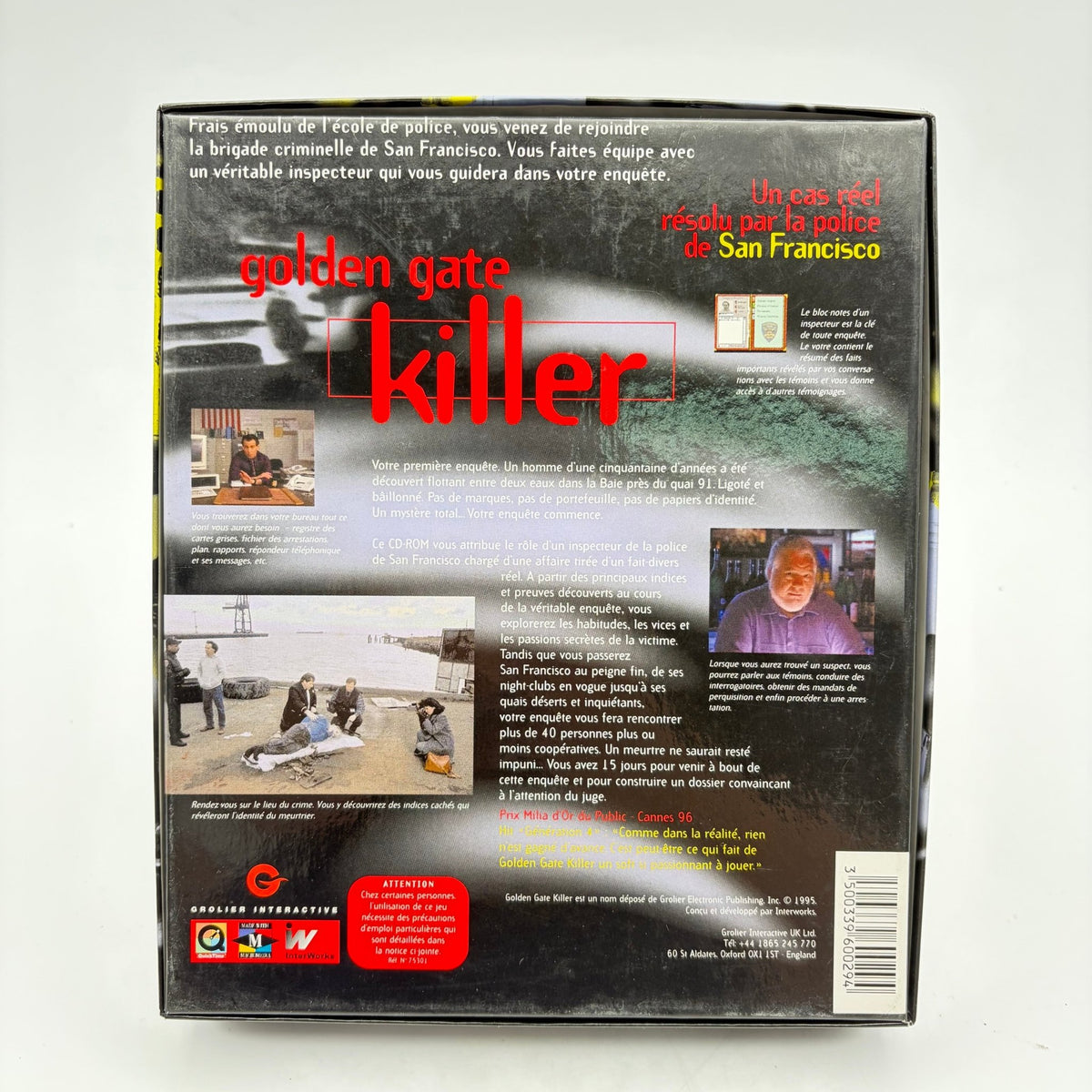 GOLDEN GATE KILLER - PC BIG BOX - Strike Games