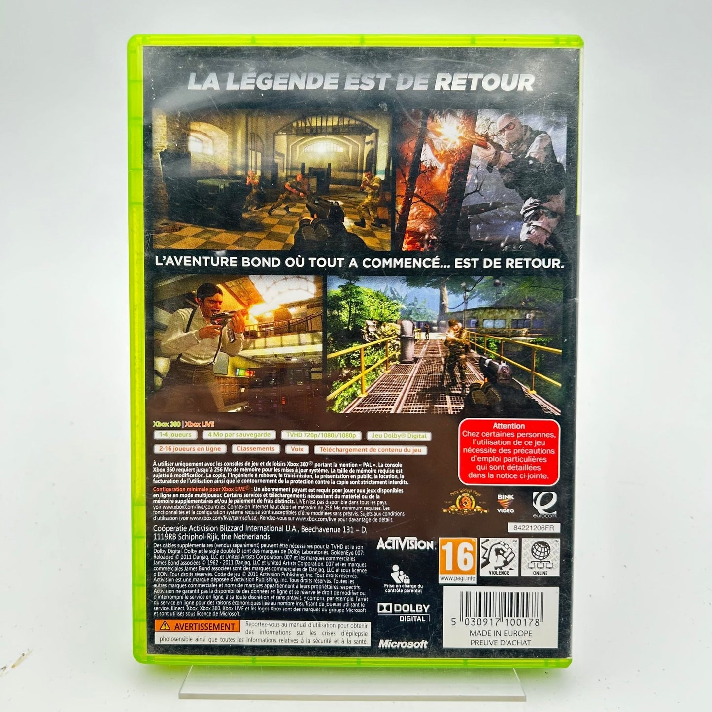 GOLDENEYE RELOADED - XBOX 360 - Strike Games
