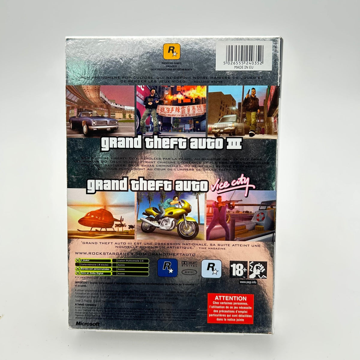 GRAND THEFT AUTO DOUBLE PACK - XBOX - Strike Games