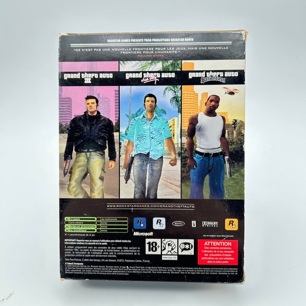 GRAND THEFT AUTO THE TRILOGY - XBOX - Strike Games