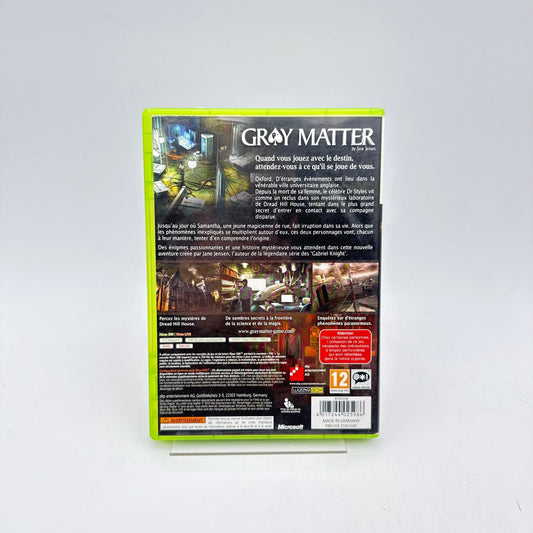 GRAY MATTER - XBOX 360 - Strike Games