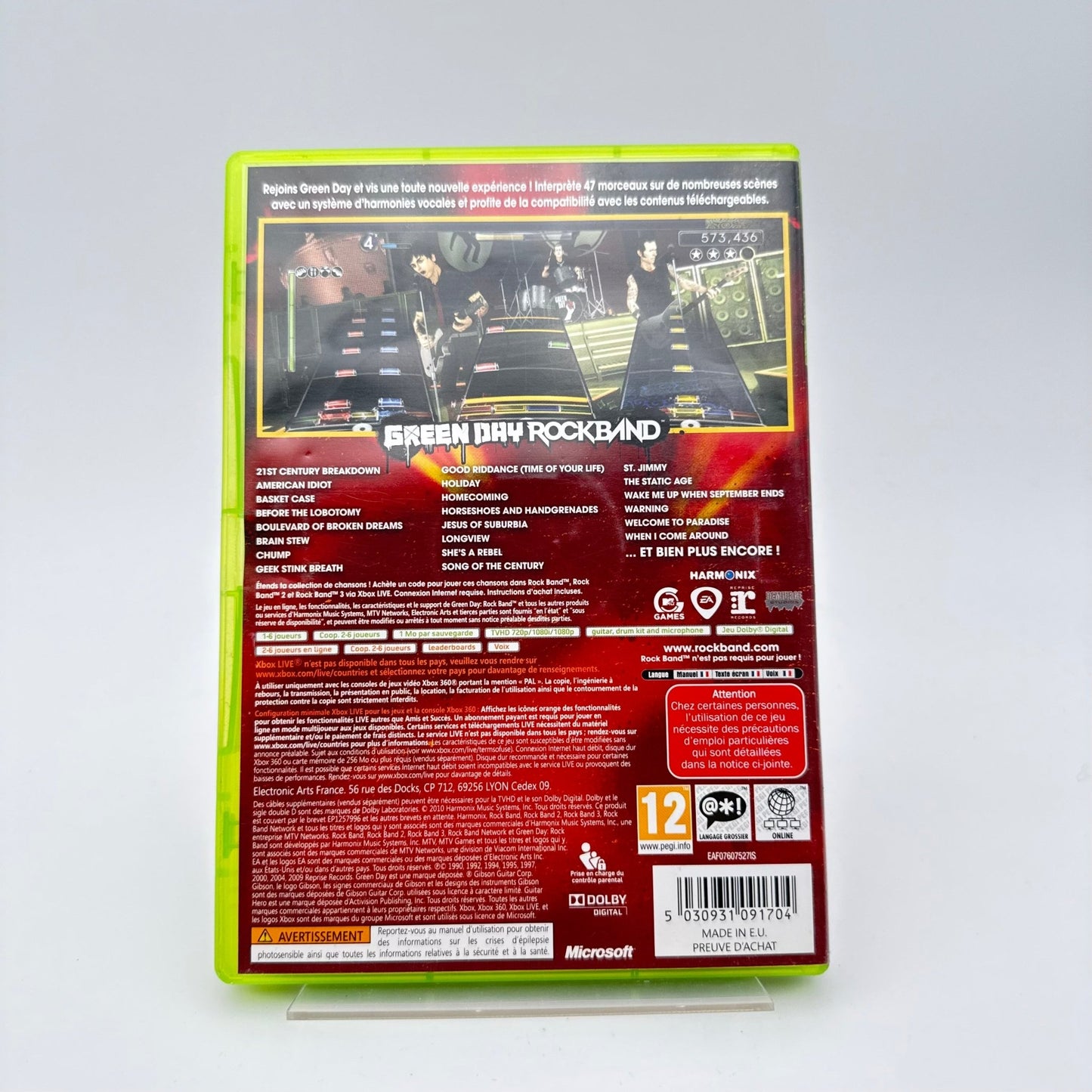 GREEN DAY ROCKBAND - XBOX 360 - Strike Games
