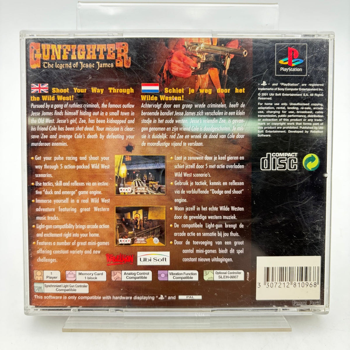 GUNFIGHTER : THE LEGEND OF JESSE JAMES - PLAYSTATION 1 - Strike Games
