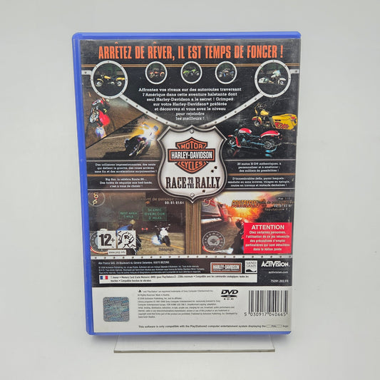 HARLEY DAVIDSON MOTOR CYCLES RACE TO THE RALLY - PLAYSTATION 2 - Strike Games