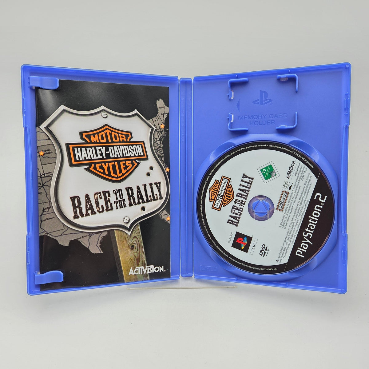HARLEY DAVIDSON MOTOR CYCLES RACE TO THE RALLY - PLAYSTATION 2 - Strike Games