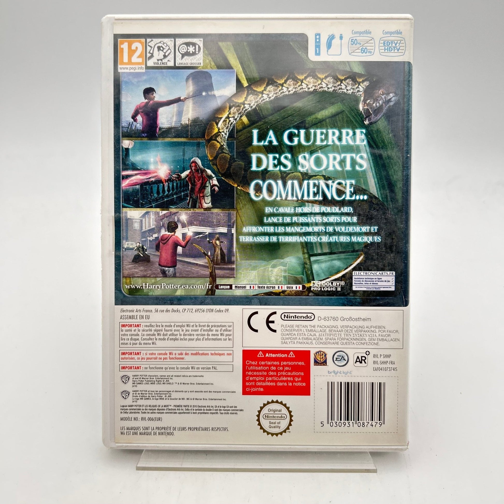 HARRY POTTER ET LES RELIQUES DE LA MORT PART 1 - WII - Strike Games