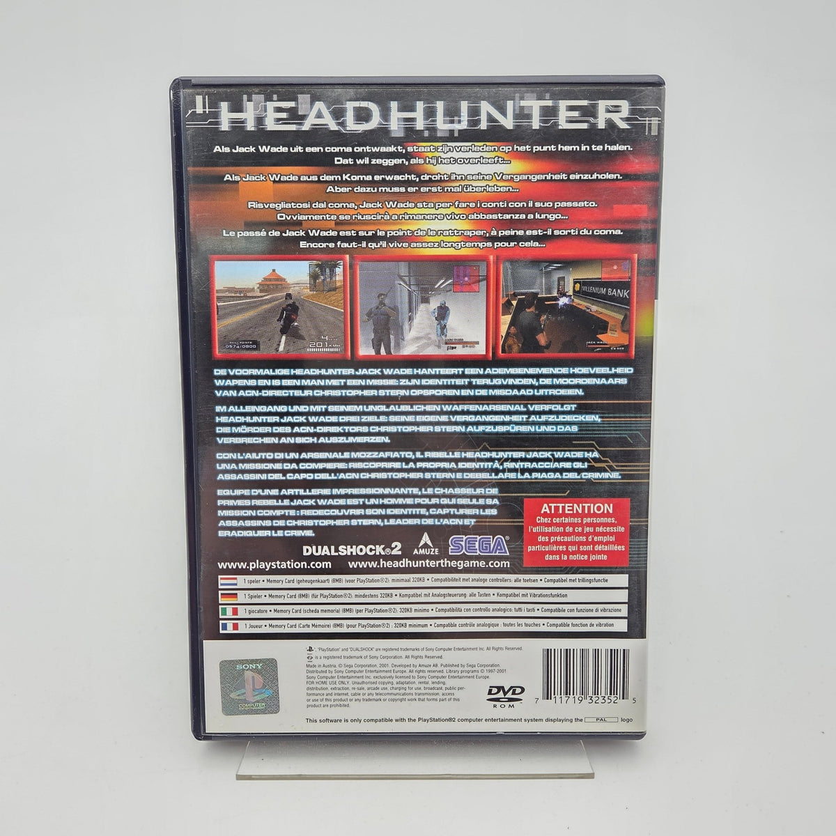 HEADHUNTER - PLAYSTATION 2 - Strike Games